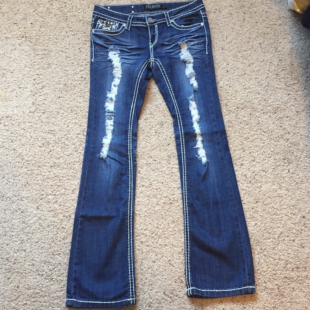 Rue 21 Premiere Distressed Jeans